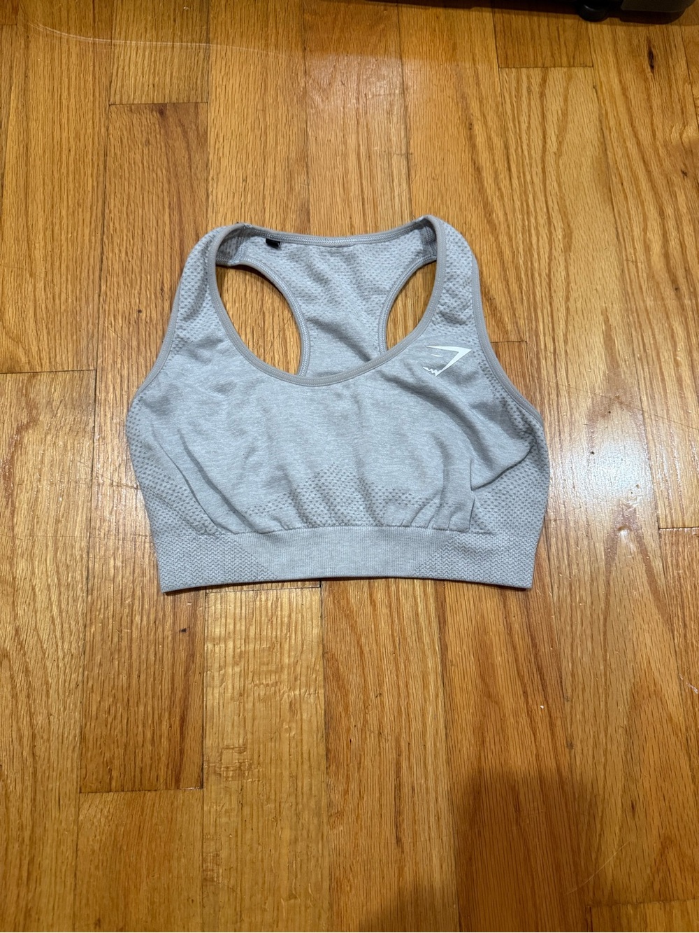 Gymshark Vital Seamless 2.0 Sports Bra - Light Grey Marl